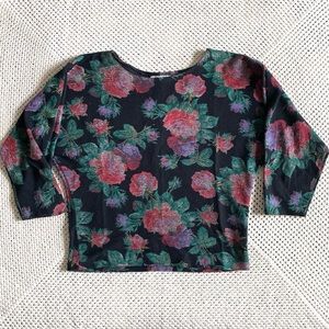 VINTAGE Jacob jacquard knit tee, women’s size medium